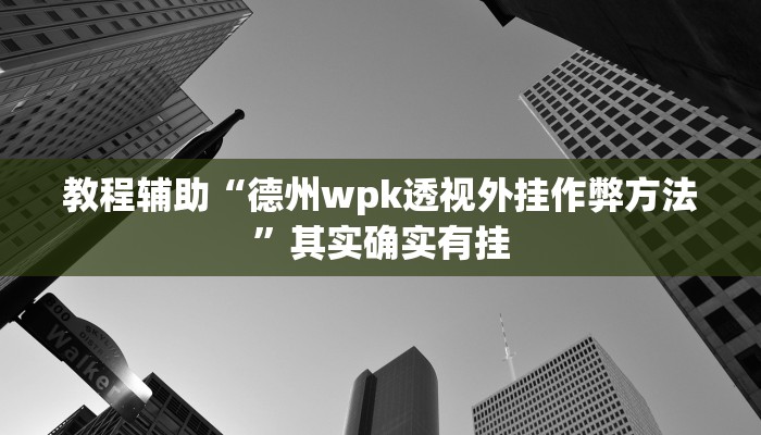 必备科技“hhpoker到底可以作弊吗”![果然有透视挂]