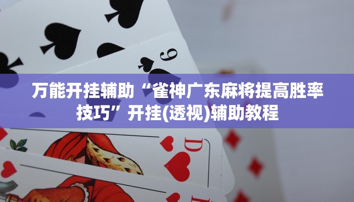 教程分享“胡乐安庆麻将是有挂吗”详细开挂玩法