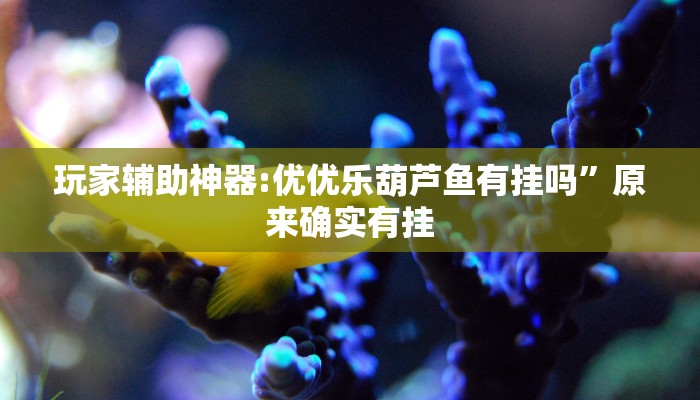 玩家辅助神器:优优乐葫芦鱼有挂吗”原来确实有挂 玩家辅助神器:优优乐葫芦鱼有挂吗”原来确实有挂