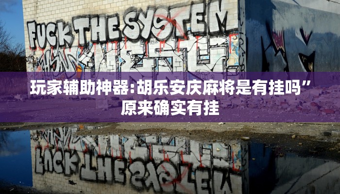 玩家辅助神器:胡乐安庆麻将是有挂吗”原来确实有挂 玩家辅助神器:胡乐安庆麻将是有挂吗”原来确实有挂