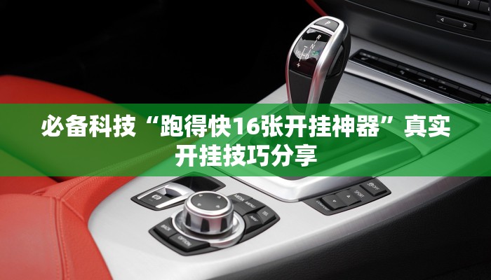 必备科技“跑得快16张开挂神器”真实开挂技巧分享