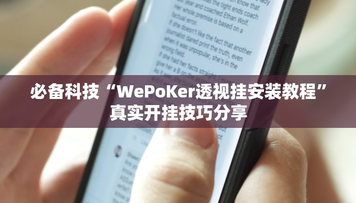 必备科技“WePoKer透视挂安装教程”真实开挂技巧分享