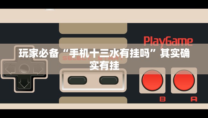 玩家必备“手机十三水有挂吗”其实确实有挂