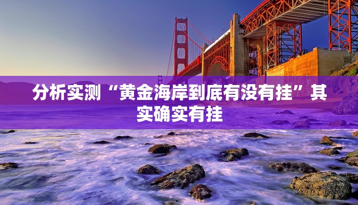 分析实测“黄金海岸到底有没有挂”其实确实有挂