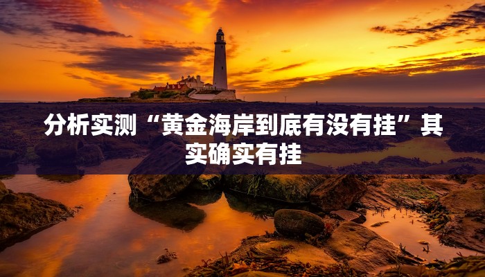 分析实测“黄金海岸到底有没有挂”其实确实有挂