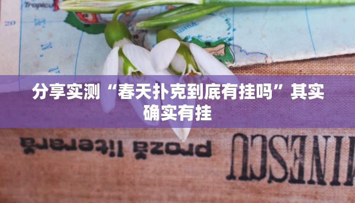 分享实测“春天扑克到底有挂吗”其实确实有挂 分享实测“春天扑克到底有挂吗”其实确实有挂