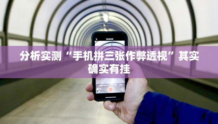 分析实测“手机拼三张作弊透视”其实确实有挂